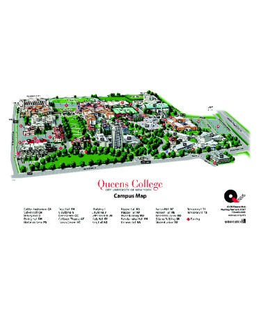 Queens College Map PDF