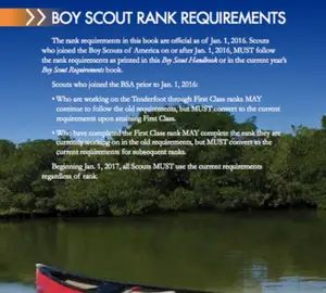 scout rank requirements
