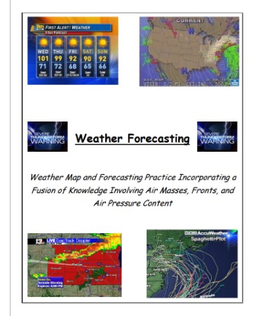 Reading A Weather Map Worksheet PDF