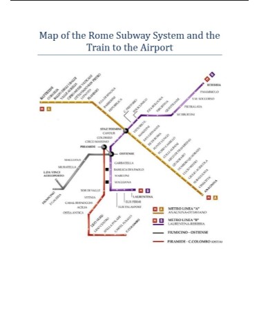 Rome Metro Map PDF