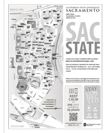 Sacramento State Campus Map Sac State Map Pdf – Scouting Web