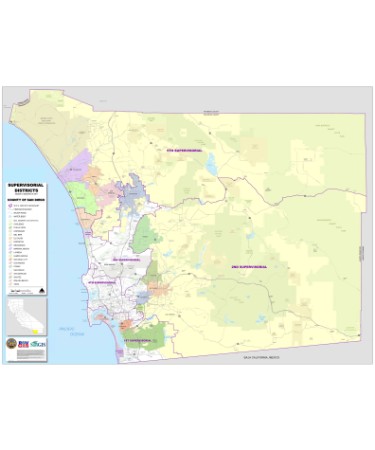 San Diego County Map PDF