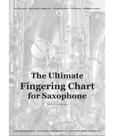 Saxophone Fingering Chart PDF