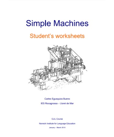 Simple Machine Worksheet PDF