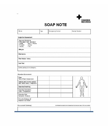 Soap Note Template PDF