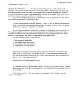 Solving Multi Step Equations Word Problems Worksheet PDF - (FREE)