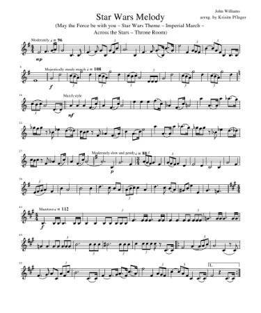 Star Wars Violin Sheet Music PDF