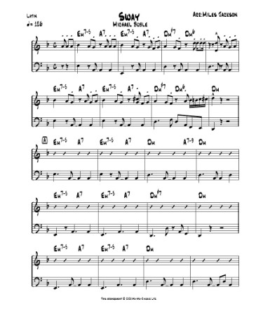 Sway Sheet Music PDF