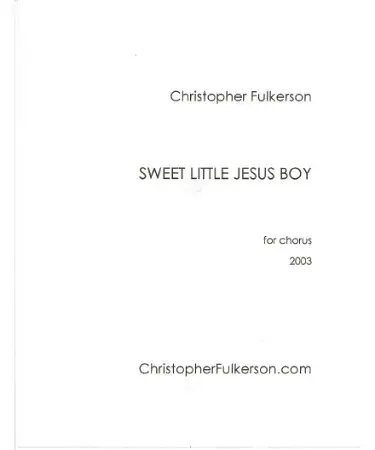 Sweet Little Jesus Boy Sheet Music Free PDF