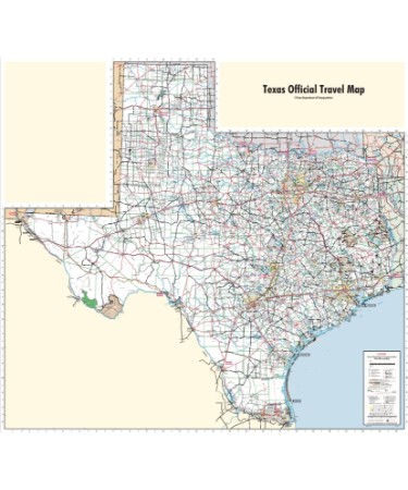 Texas Map PDF