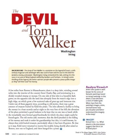 The Devil and Tom Walker PDF