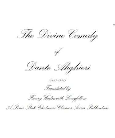 The Divine Comedy PDF