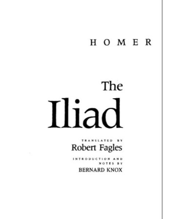 The Iliad PDF