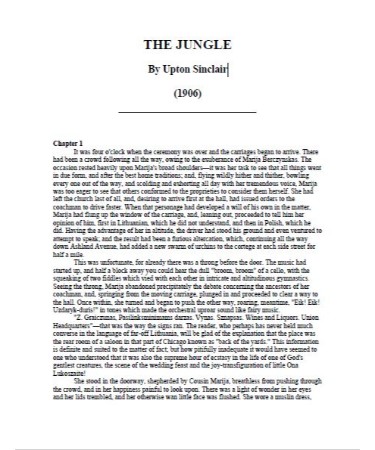 The Jungle PDF