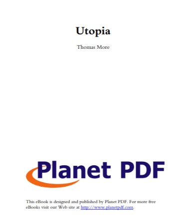 Thomas More Utopia PDF