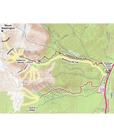 Tuckerman Ravine Trail Map PDF