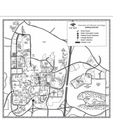 UC San Diego Campus Map PDF