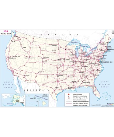 United States Highway Map PDF
