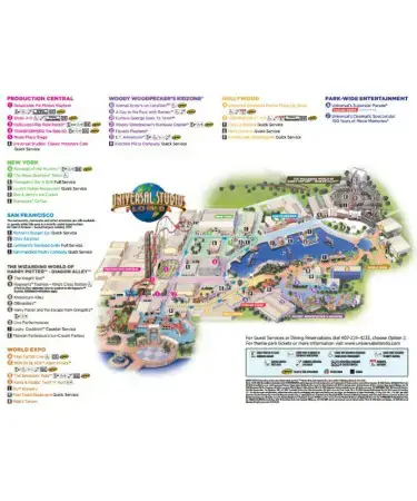 Universal Studios Map Pdf 🗺 Universal Studios Orlando Map Pdf - Free Download (Printable)