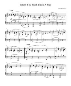 ⭐ When You Wish Upon A Star Sheet Music PDF - (PRINTABLE)