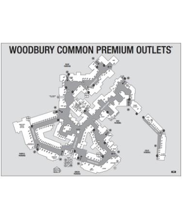 printable woodbury outlet printable woodbury commons map