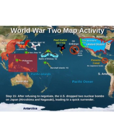 World War 2 Map Activity PDF