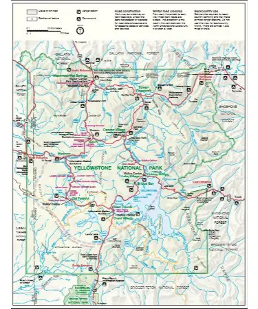 🗺 Yellowstone Map PDF - Free Download (PRINTABLE)