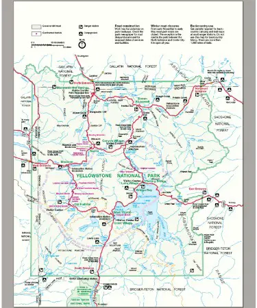 Yellowstone Trail Map PDF