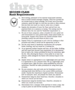 Second Class Requirements Complete Guide Pdf