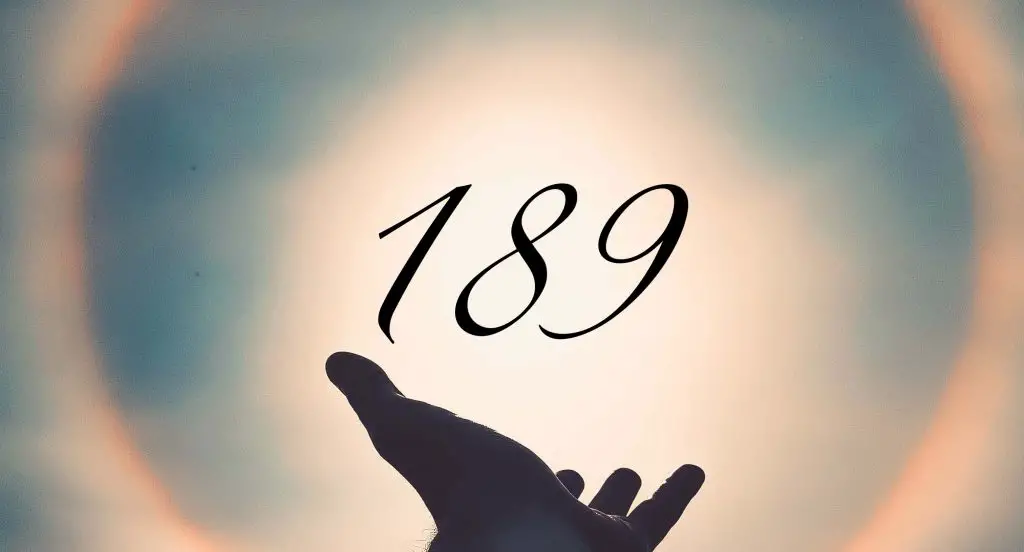 Angel number 189 meaning