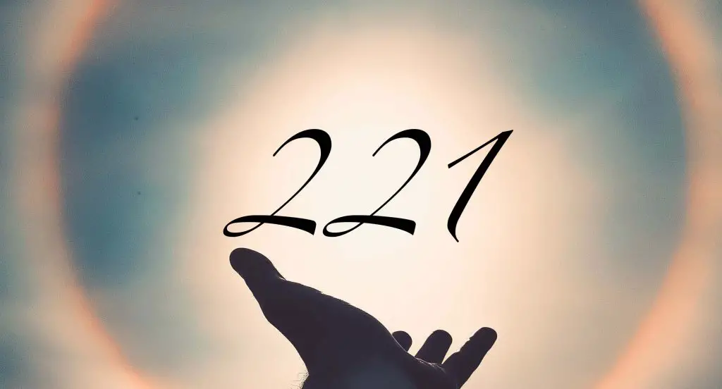 Angel number 221 meaning