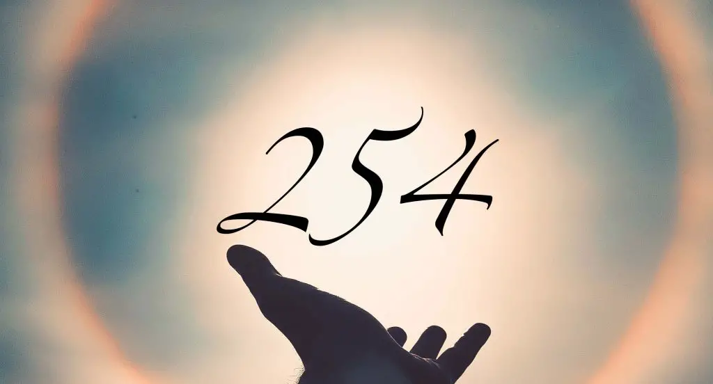 Angel number 254 meaning