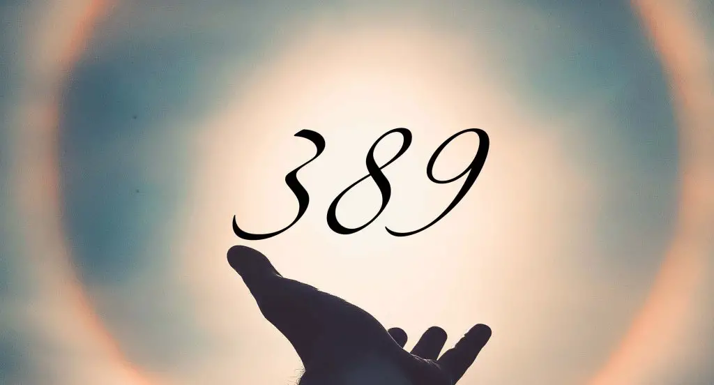 Angel number 389 meaning
