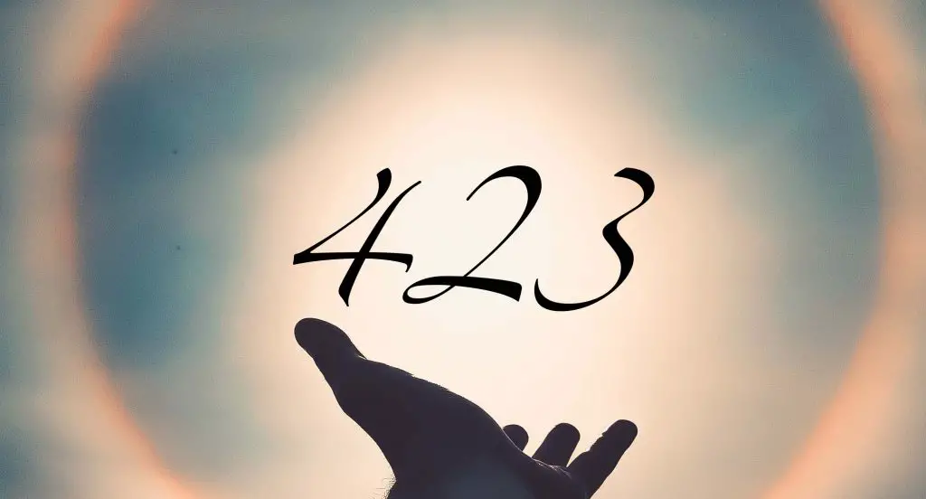 Angel number 423 meaning