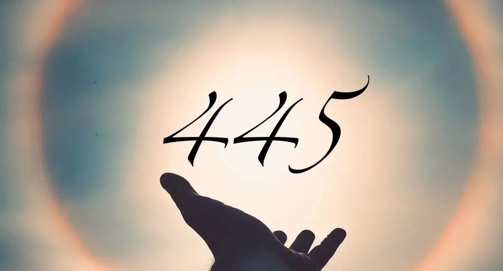 Angel number 445 meaning