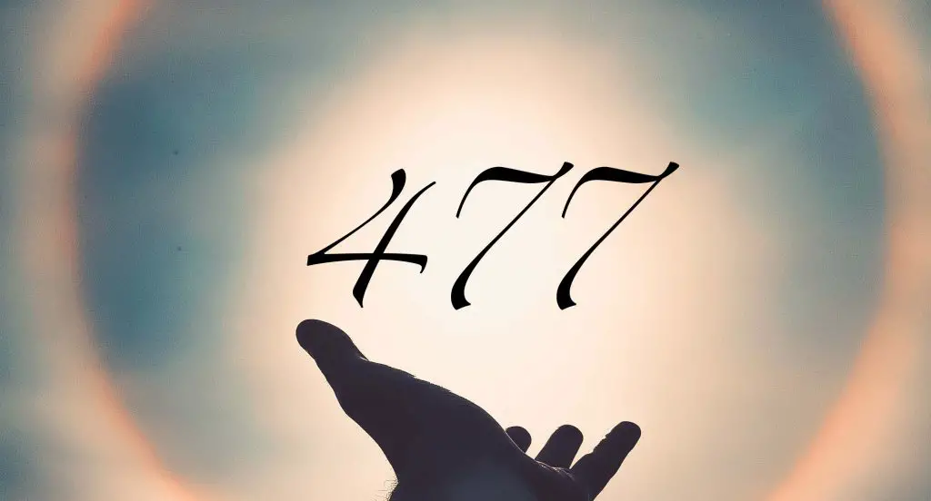 Angel number 477 meaning