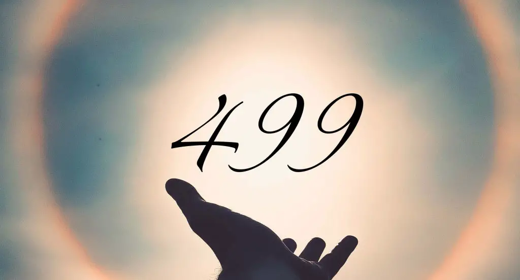 Angel number 499 meaning