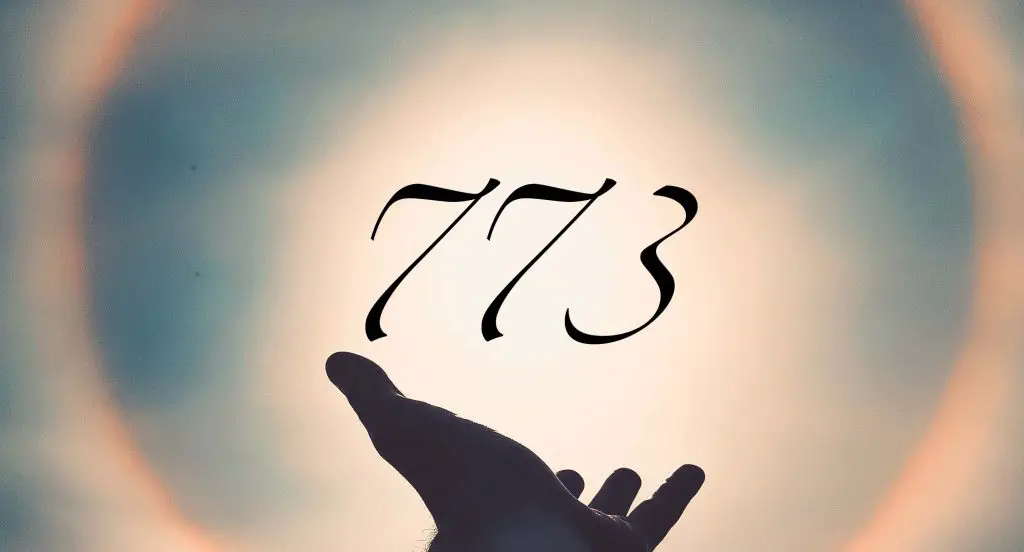 Angel number 773 meaning