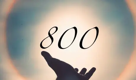 Angel number 800 meaning