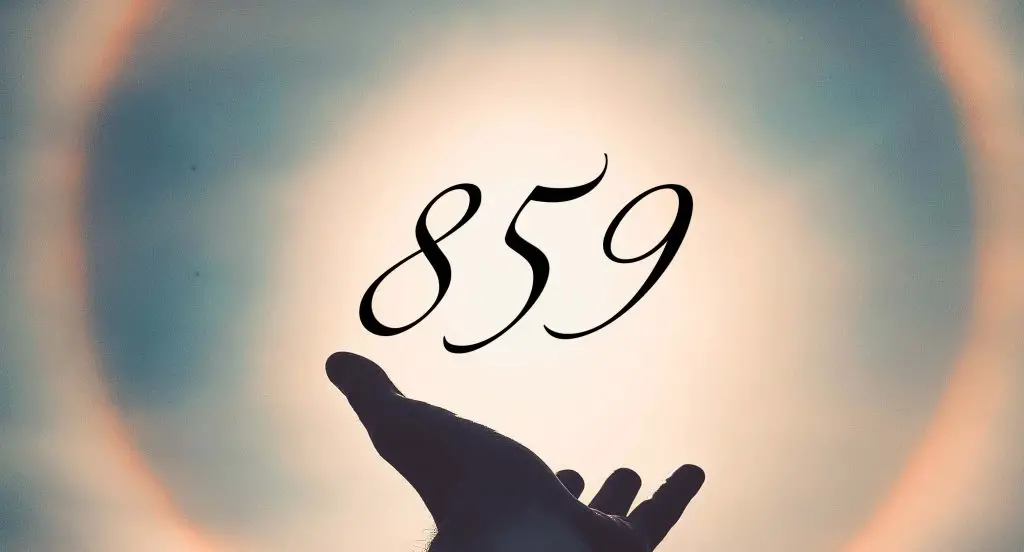 Angel number 859 meaning