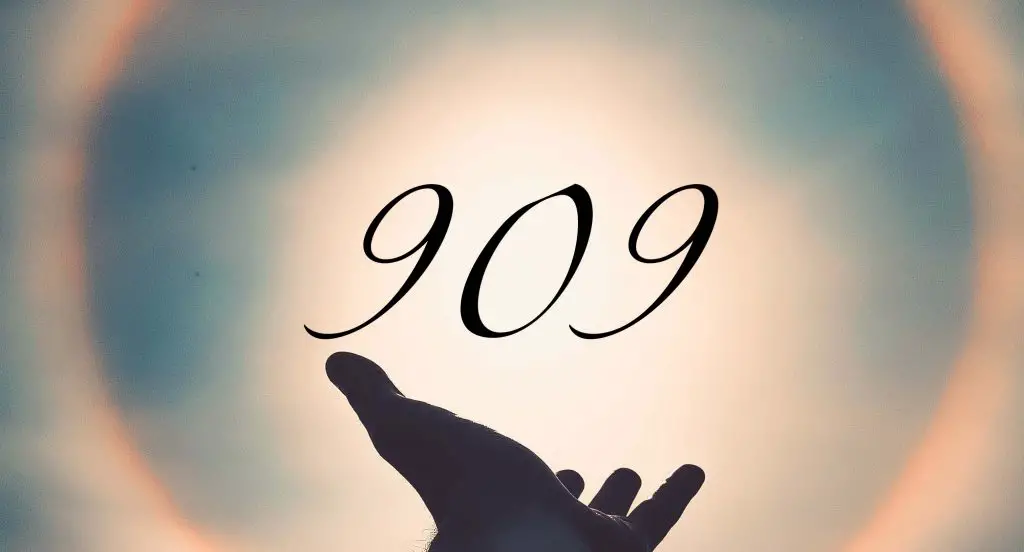 Angel number 909 meaning