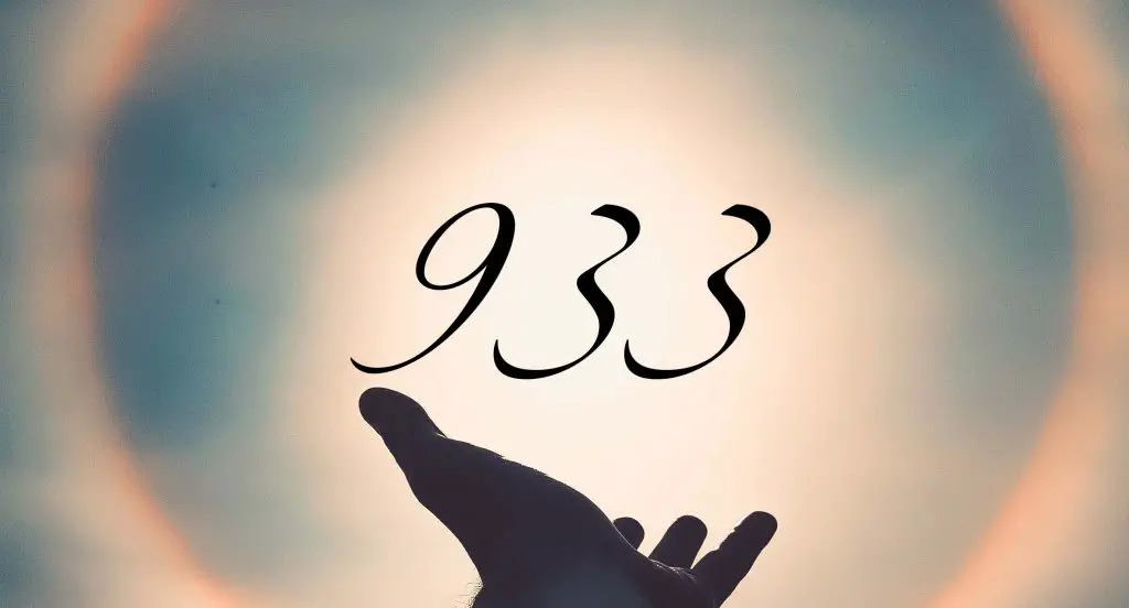 Angel number 933 meaning