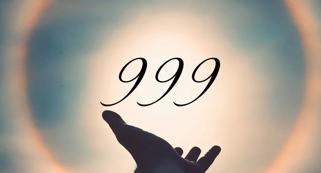 Angel number 999 meaning